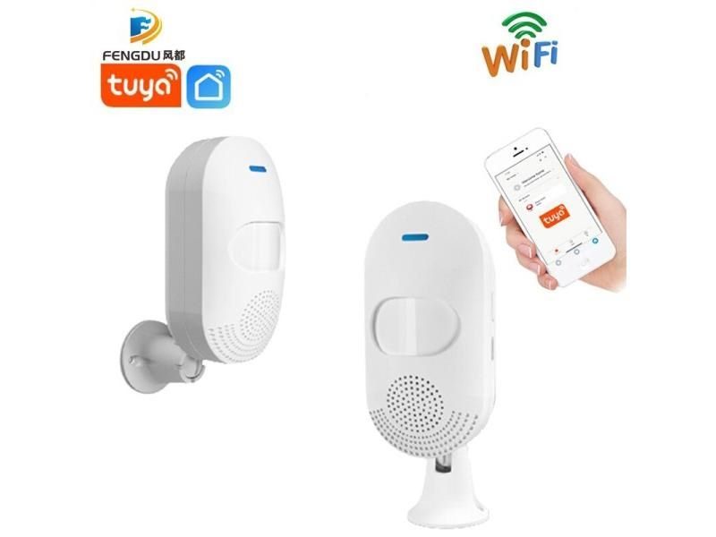 WiFi Smart Motion Sensor Alarm Indoor Infrared PIR Detector Siren Tuya Smart Carousel 1
