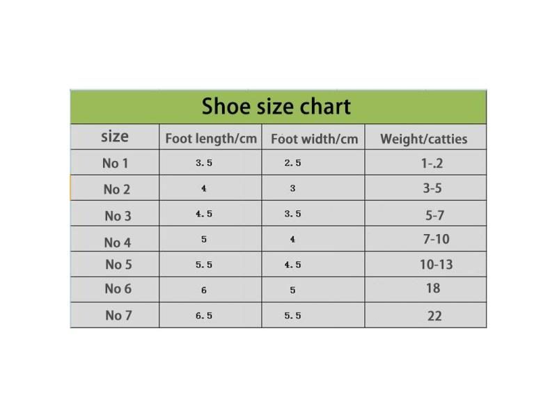 4pcs Antiskid Puppy Shoes Soft-soled Pet Dog Shoes Pet Protection Winter Autumn Carousel 1