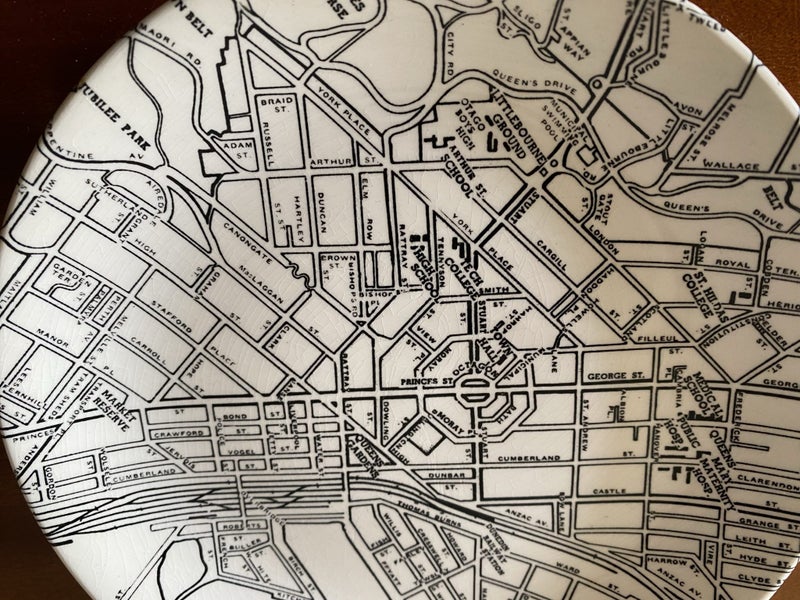 Mid Century Crown Lynn Downtown Dunedin Side Plate62863237409795112