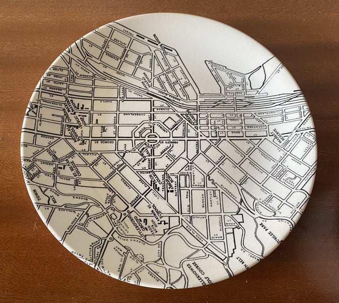 Mid Century Crown Lynn Downtown Dunedin Side Plate62863237409795111