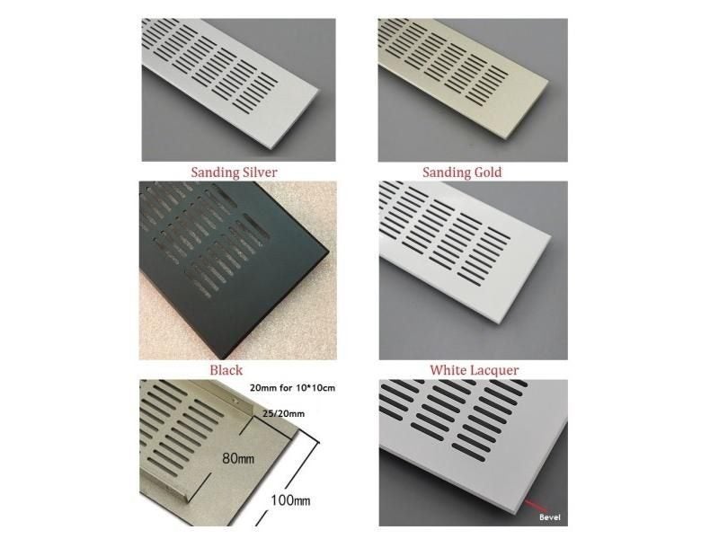 Premium Wide Square Rectangle Aluminum Air Vent Ventilator Grille Cover Air Carousel 1