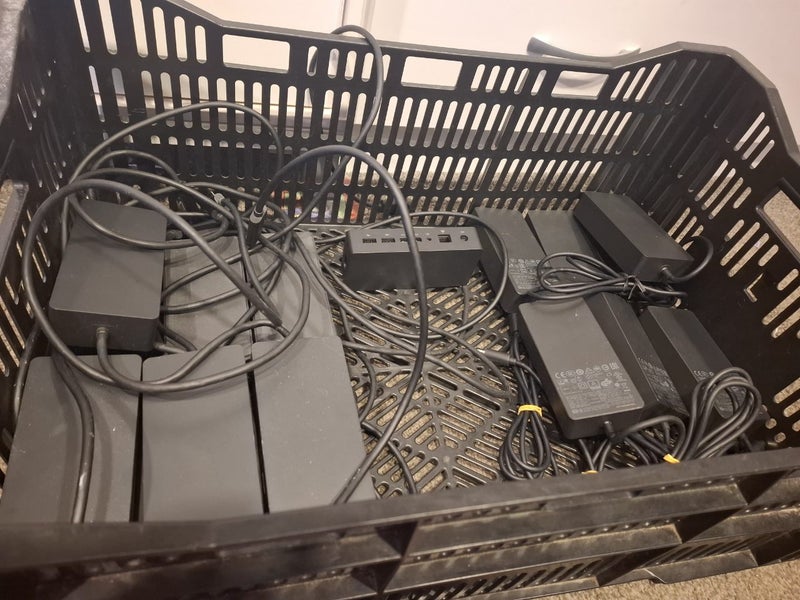 $1 R: USED Microsoft Surface Dock Model 1661-NO POWER CABLES- SELL AS PARTS Carousel 4