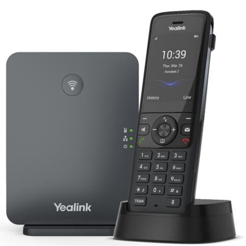 Yealink W78P 10-SIP DECT Cordless Phone System with W70B Base Station and W78H Carousel 1