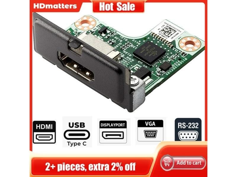 Flex IO Card For HP DisplayPort 1.2 VGA HDMI Com RS232 Port Flex IO EliteDesk Carousel 1
