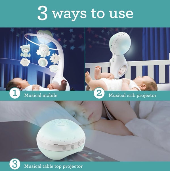 Infantino 3-in-1 Projector Musical Mobile Carousel 3