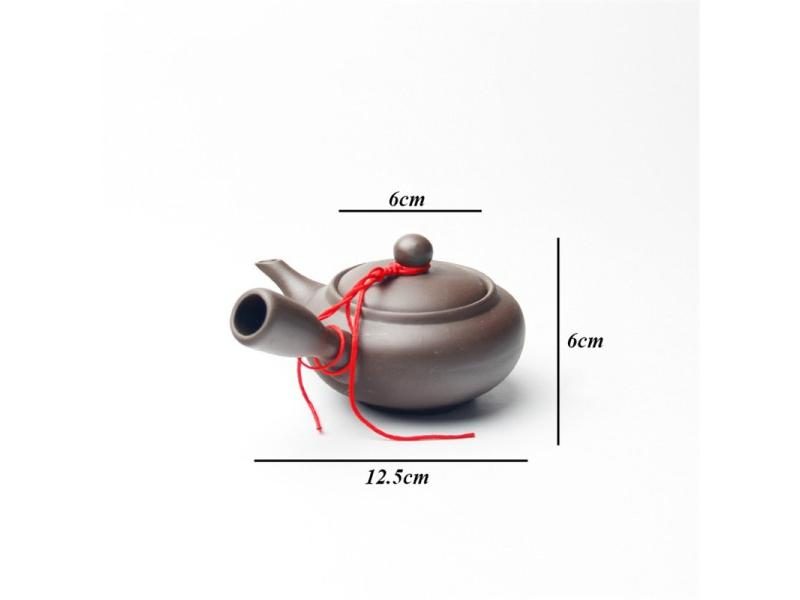 Japanese Style Purple Clay Handmade Tea Pot Chinese Tea Set Creative Office Carousel 1