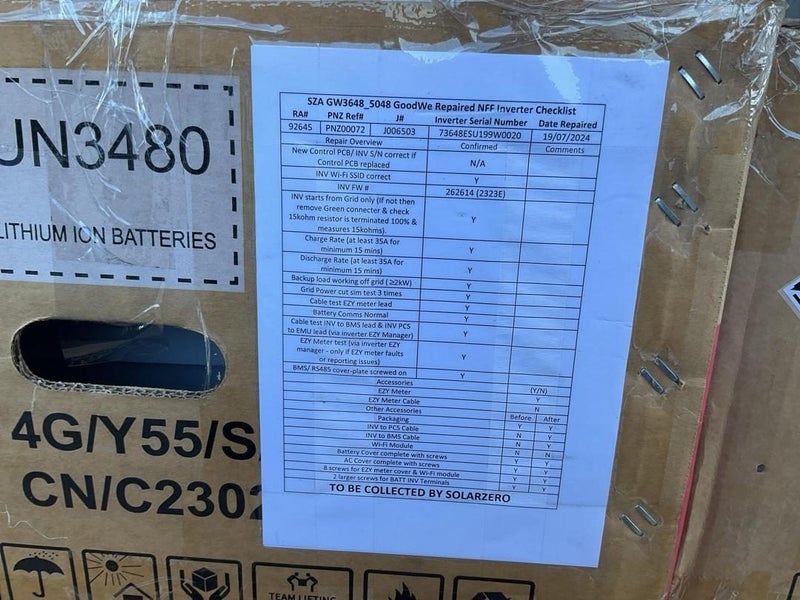 Goodwe GW3648 Hybrid Inverter 1x Carousel 9