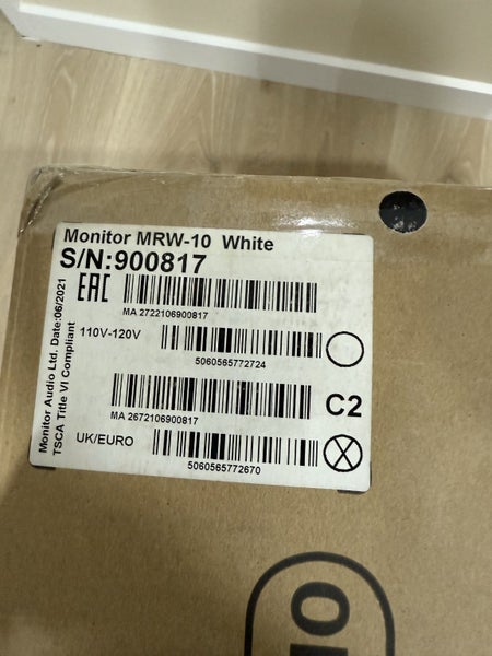 Brand new sealed in box monitor audio mrw-10628543136736021111