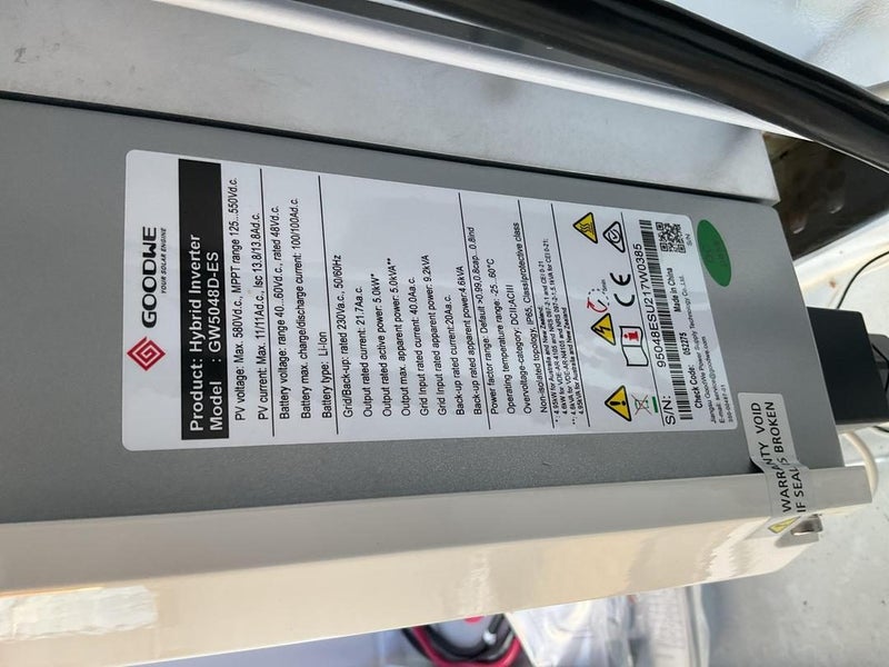 Outdoor Energy Storage with Goodwe GW5048-ES Inverter Carousel 5