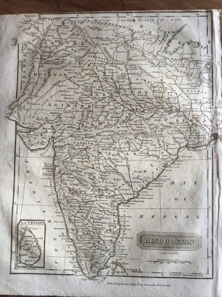 India. Hindoostan Original ca 1800 Carousel 1