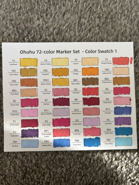 Ohuhu markers62863215381890112
