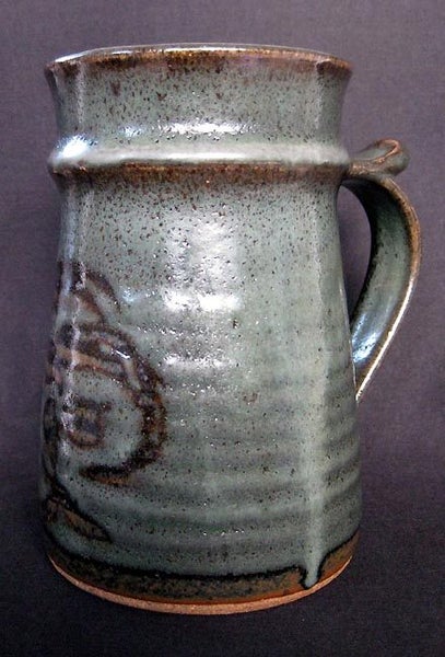 Stunning New Zealand Pottery tankard by Auckland potter Peter Stitchbury628632382773771127