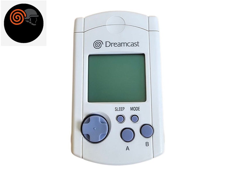 GAMERA EDITION SEGA Dreamcast VMU (Visual Memory Unit) White w/Cap - Tested Carousel 1