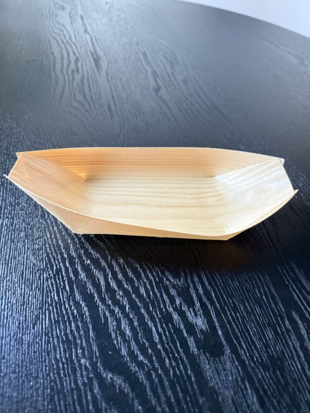 Light Weight Disposable Wooden boat Carousel 1