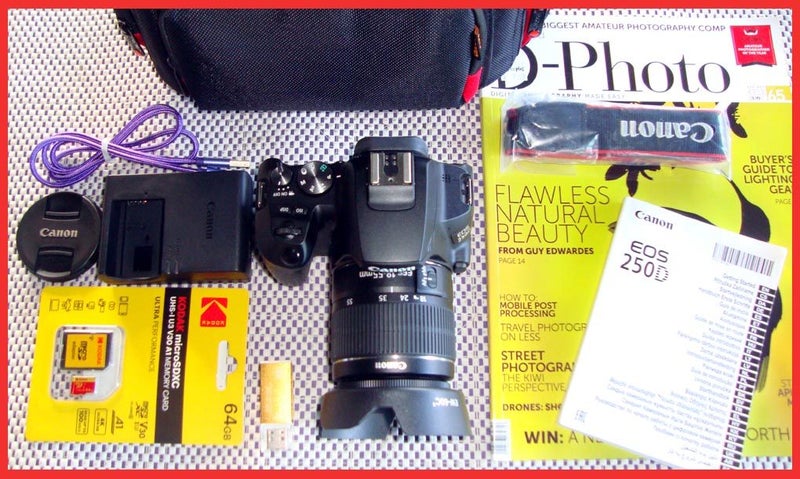Canon EOS 250D - Latest Model (Wifi & Bluetooth & 4K Video)628668507229461120