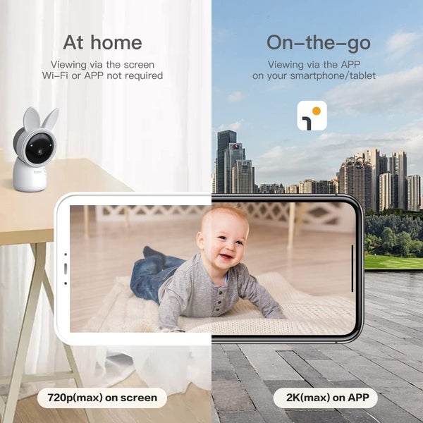 Arenti AINANNY 2K/3MP Ultra HD AI POWERED BABY MONITOR WITH SCREEN Carousel 2