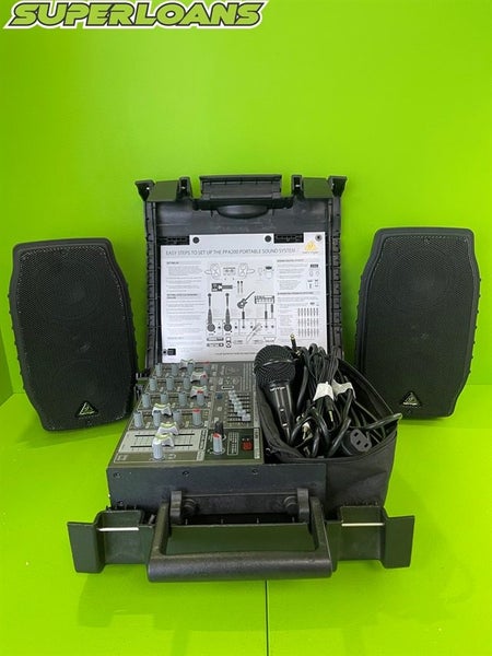 ** BEHRINGER EUROPORT AUDIO GEAR + SPEAKERS + MICROPHONE ** Carousel 1
