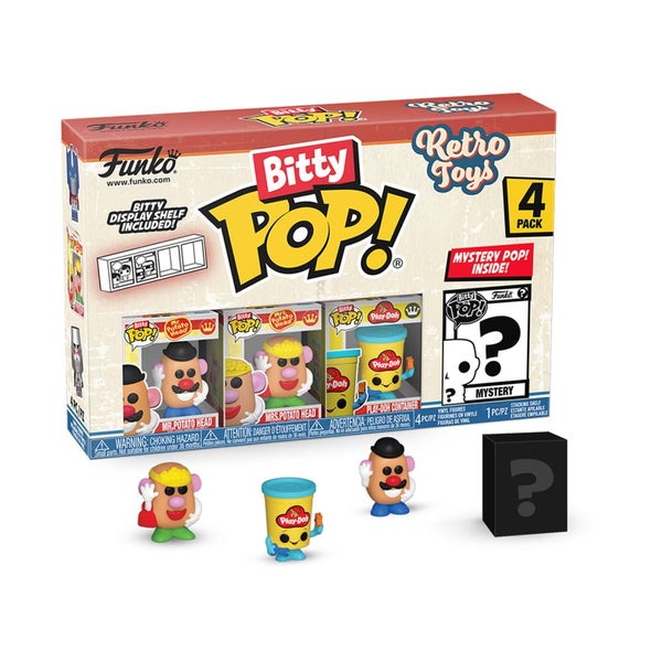 Retro Toys Mr. Potato Head Bitty Pop! 4-Pack Carousel 1