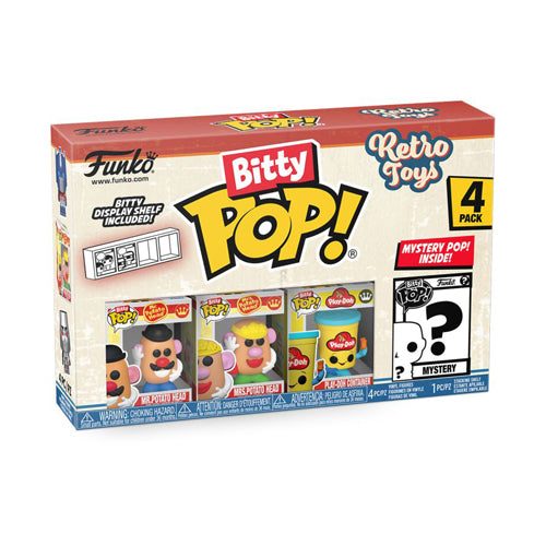 Retro Toys Mr. Potato Head Bitty Pop! 4-Pack Carousel 2