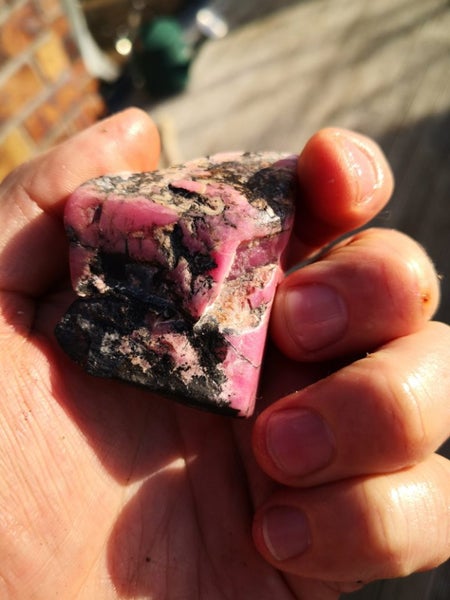 $1 reserve NZ Rhodonite tumbled slab MATARIKI MONTH Carousel 5