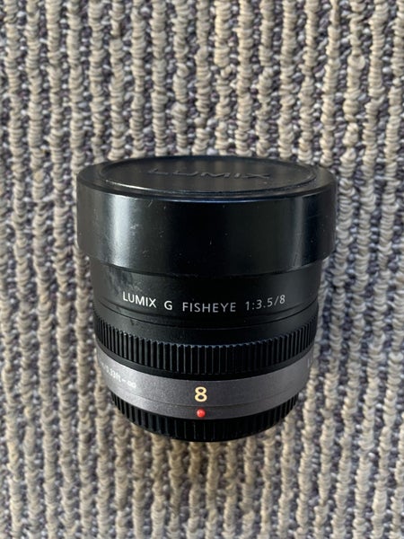 LUMIX G 8mm f3.5 fisheye lens for micro four thirds. M43/micro43/M.Zuiko62863224101507111