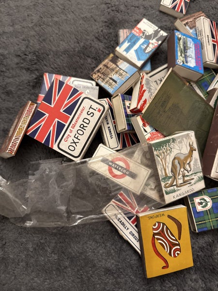 Vintage mixed Souvenir Matchbox Collection GB & AUS Carousel 2