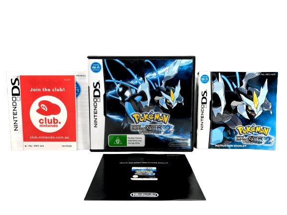 Pokemon Black Version 2 (Black 2) NDS *AS NEW - MINT COLLECTOR'S* Carousel 2