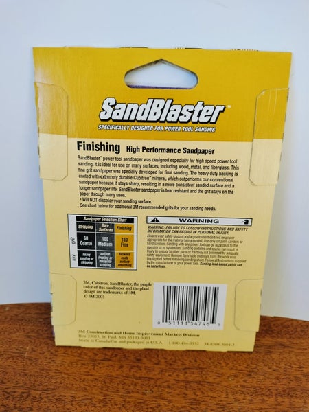 New 3M palm sander sandpaper Carousel 4