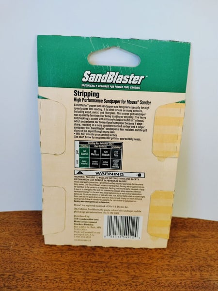 New 3M mouse sander sandpaper Carousel 4