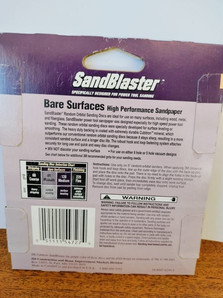 New 3M orbital sanding discs Carousel 4