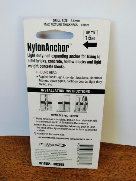 New Ramsey brick nylon anchors Carousel 3