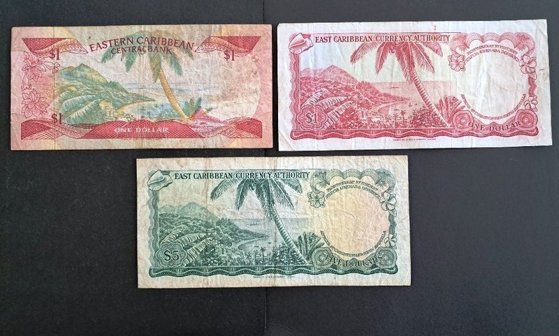 Eastern Caribbean Note selection (1965 + 1985) Carousel 2
