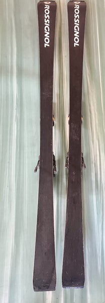 Rossignol World Cup Race Skis with Bindings & Kerma Poles – 155cm Carousel 8