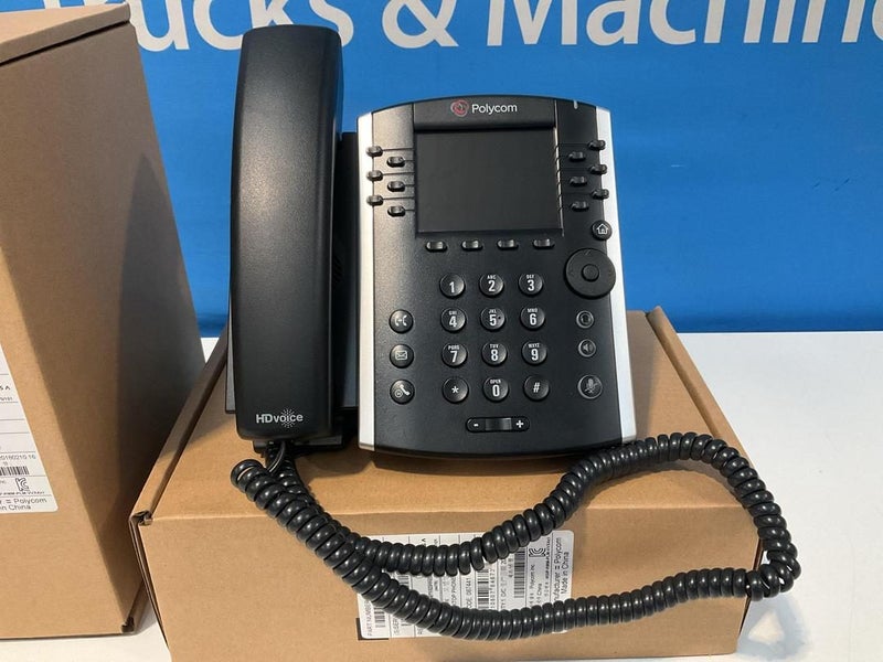 Polycom HD Business Media PoE IP Desk Phone *NEW* VVX 411 (2pce) Carousel 2