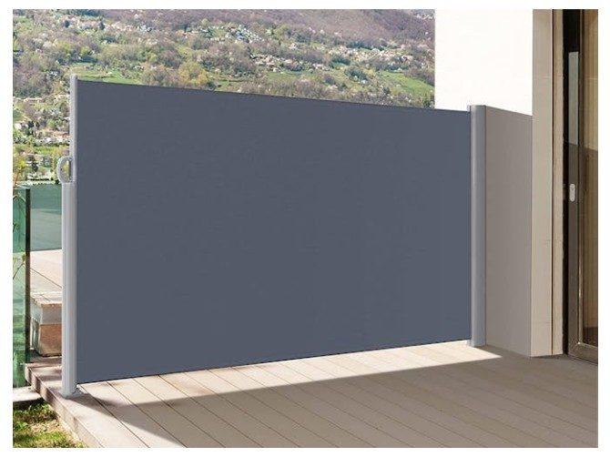 Retractable Side Screen 1.8m x 3m Graphite Carousel 1