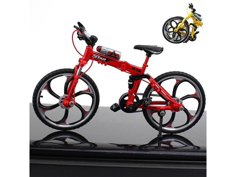 1:8 Mini Model Alloy Bicycle Diecast Simulation Metal Adult Finger Mountain Carousel 1