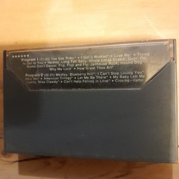 ELVIS RECORDED LIVE ON STAGE IN MEMPHIS GRACELAND cassette Carousel 2