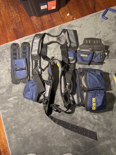 Irwin Tool Rig Tool belt/harness with attachments Carousel 2