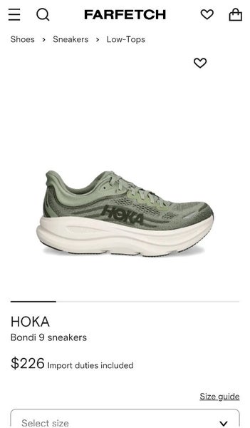 Hoka Bondi 9 Size 9d 42 2/3 Latest Edition RRP $320 Carousel 1