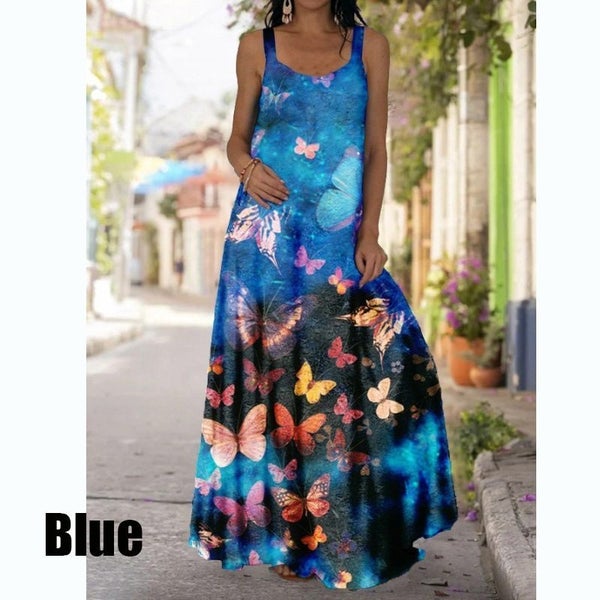 Maxi Dress Boho Summer Dresses Womens Clothing Size 22 Carousel 1