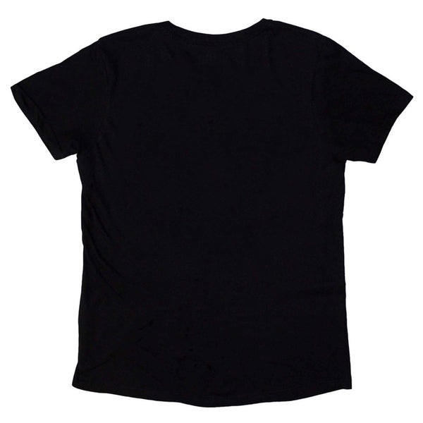 Nirvana T Shirt Yellow Smile Band Logo new Official Womens Skinny Fit Black Carousel 2