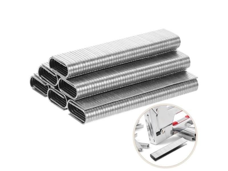 1000pcs Pneumatic Staples Narrow Crown Staples Metal Electric Stapler(U-shape) Carousel 1