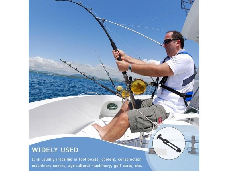 Rubber Hood Latch Elastic T-Handle Hood Catch Cooler Latches Flexible Safety Carousel 1