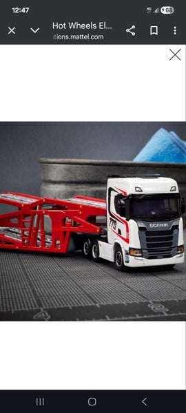 HOT WHEELS ELITE 64 SCANIA 770S (SEALED)62937627600514113