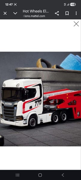 HOT WHEELS ELITE 64 SCANIA 770S (SEALED)62937627600514114