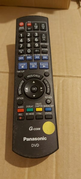 Original G-code Panasonic Blu-ray DVD Player Remote Control. N2QAYB000341 Carousel 1