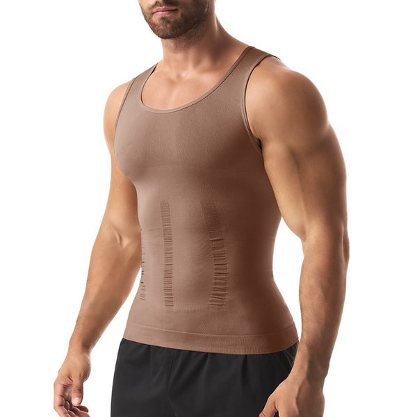 Mens Slimming Shaper Vest Abdomen Compression Carousel 1