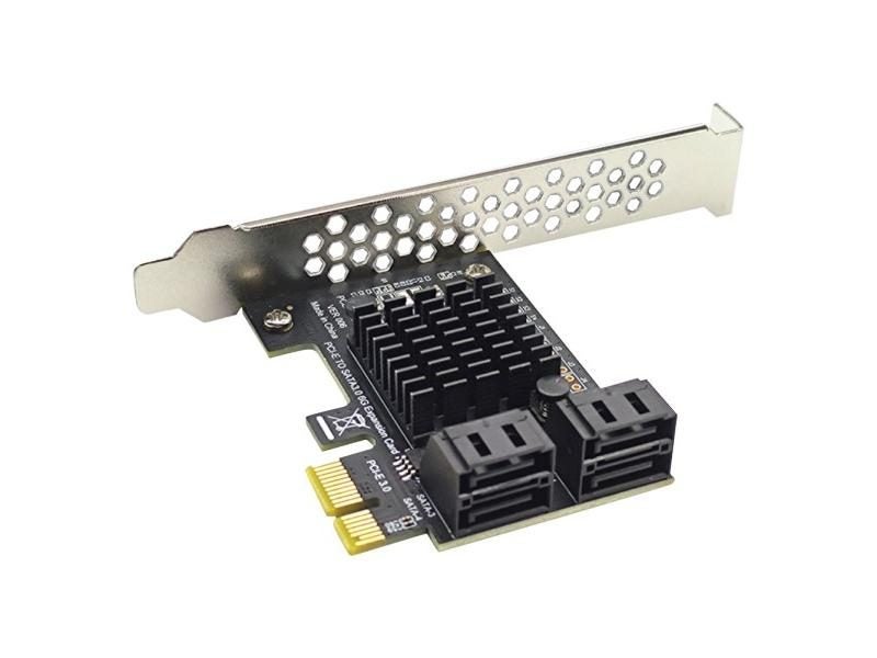 4 Port SATA III PCIe Expansion Card Adapter Carousel 1