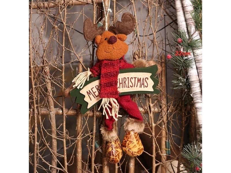 New Year Christmas Decorations For Home Christmas Tree Ornament Xmas Dolls Carousel 1