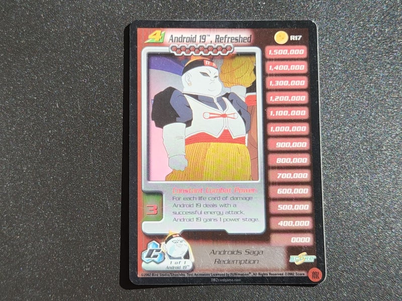 Android 19, Refreshed Lv4 - Android Saga Redemption Promo #R17 - $1 Reserve! Carousel 1